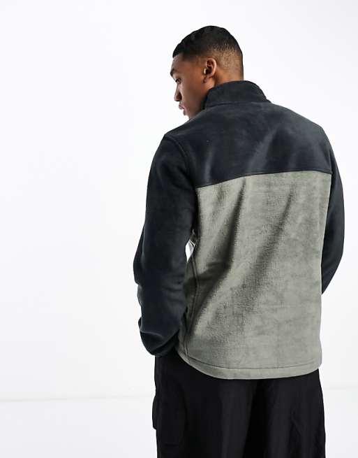 Columbia Steens Mountain Half Zip Fleece In Grey