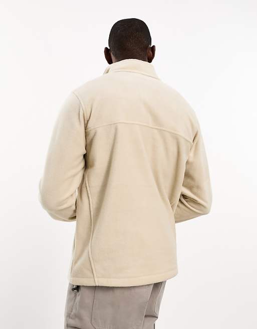 Columbia Steens Mountain Half Zip Fleece In Stone