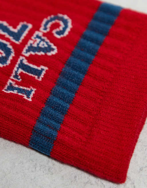 Cotton On 2 Pack Retro Sporty Crew Sock