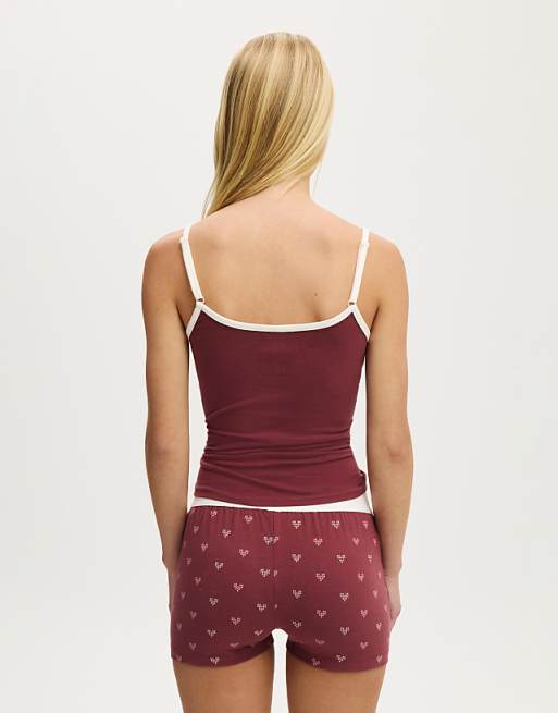 Cotton On Dreamy Soft Longline Cami In Red