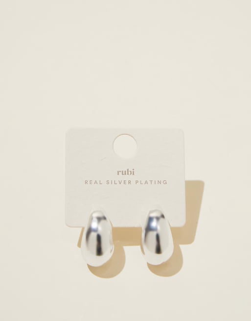 Cotton On Mid charm earring in silver