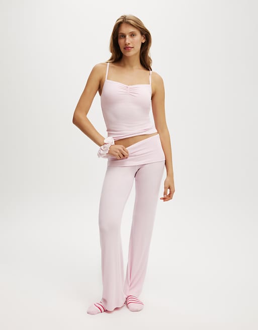Cotton On Sleep Recovery Picot Cami In Pink - PINK