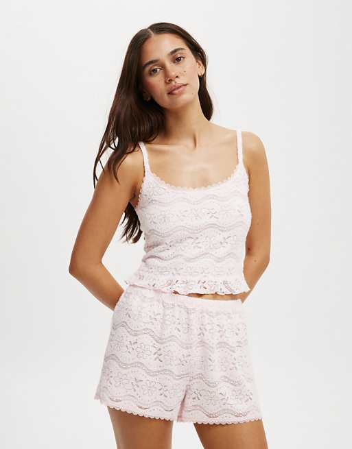 Cotton:On Textured super soft cami in pink