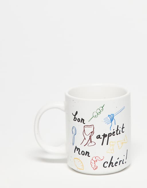 Daisy Street bon appetit mug