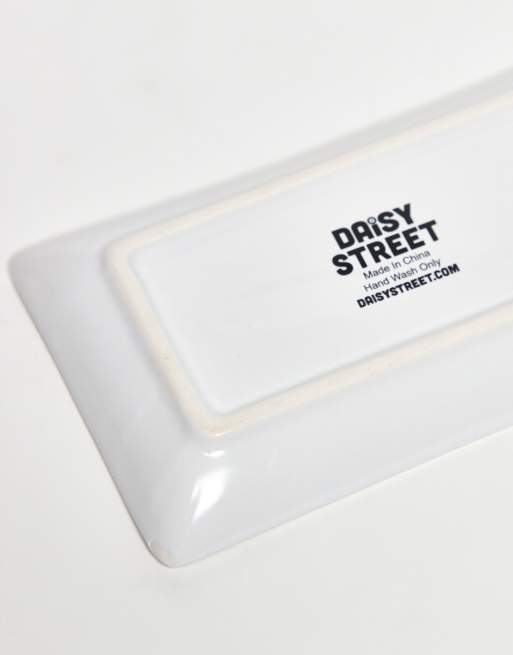 Daisy Street Floral Wallpaper Trinket Dish