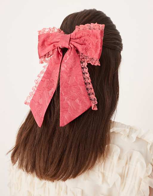 Dream Sister Jane boudoir hair bow co-ord in