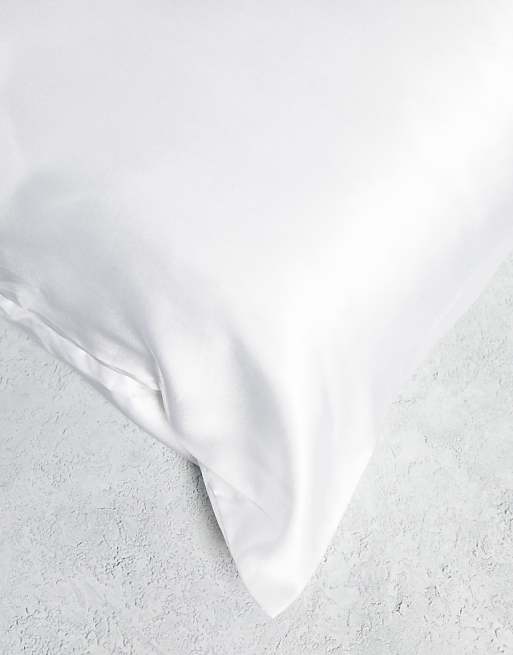 Easilocks Classic Satin Pillow Cases 2 Pack - White