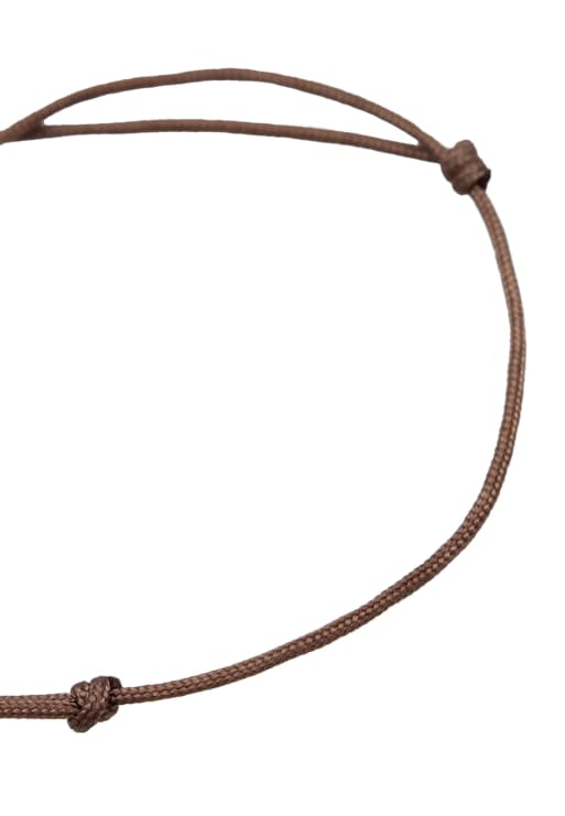 Elli Bracelet Ladies Cloverleaf Pendant Luck With Nylon In 925 Sterling Silver Gold Plated In Gold