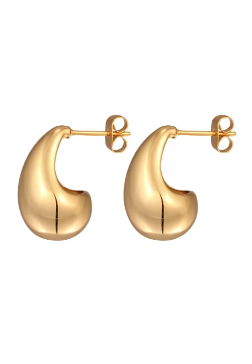 Elli Earrings Neu Ohrstecker Tropfen Silberfarben In Gold