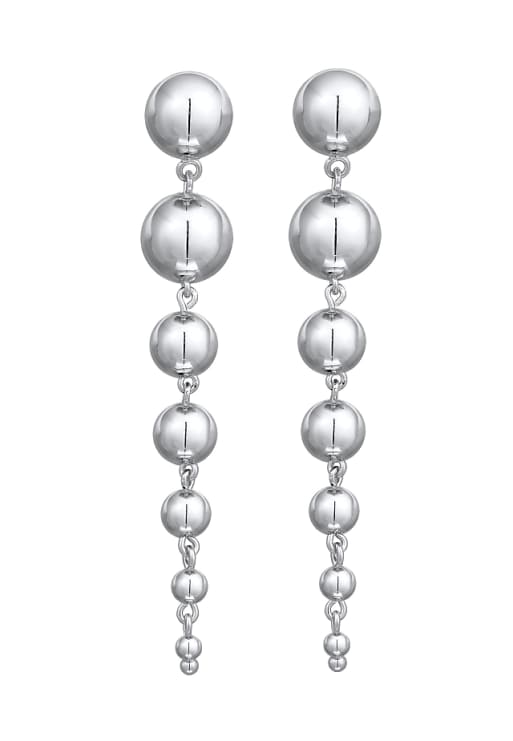 Elli Earrings ohrhänger kugellook modern silberfarben in silver