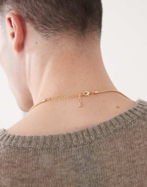 Faded Future Chain Necklace In Gold