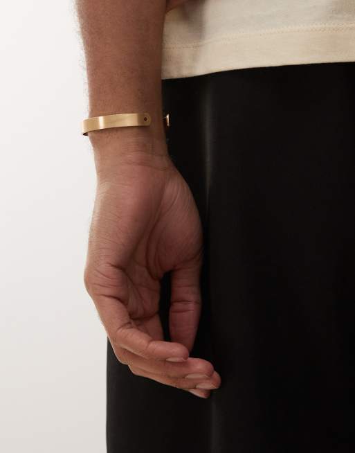 Faded Future Classic Cuff Bracelet In Gold