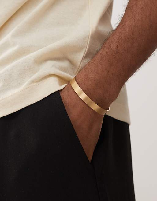 Faded Future classic cuff bracelet in gold