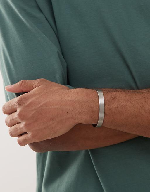 Faded Future classic cuff bracelet in silver