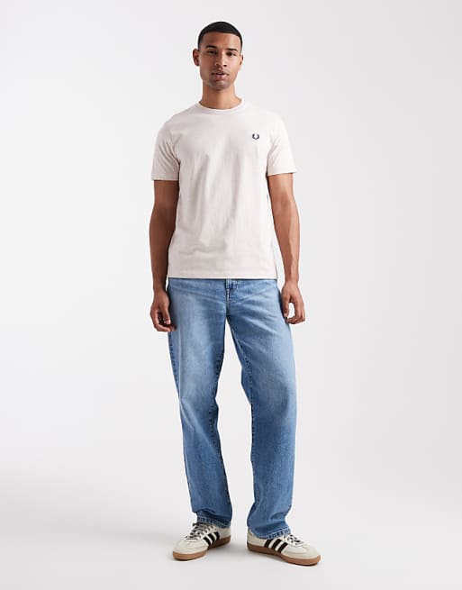 Fred Perry T-shirt In Cream