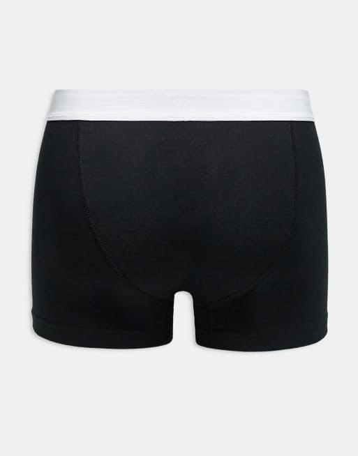 French Connection 5 Pack Cotton Stretch Boxers In Grey