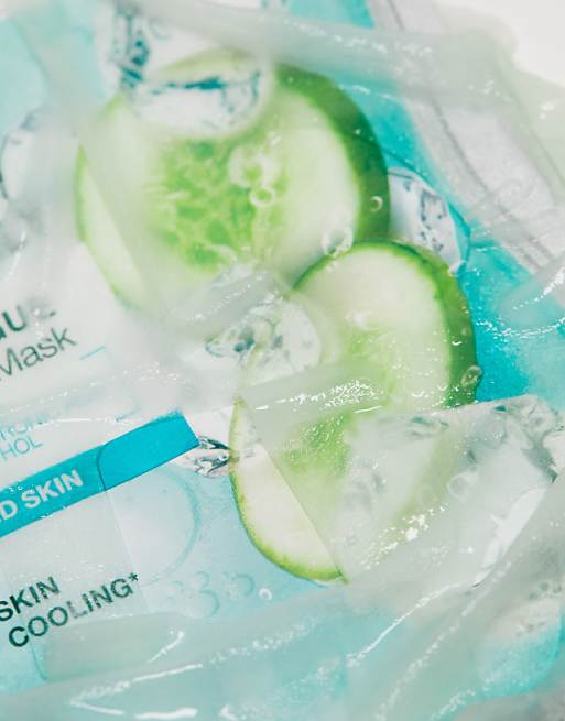 Garnier Anti-Fatigue Hyaluronic Acid & Icy Cucumber Cryo Jelly Face Mask