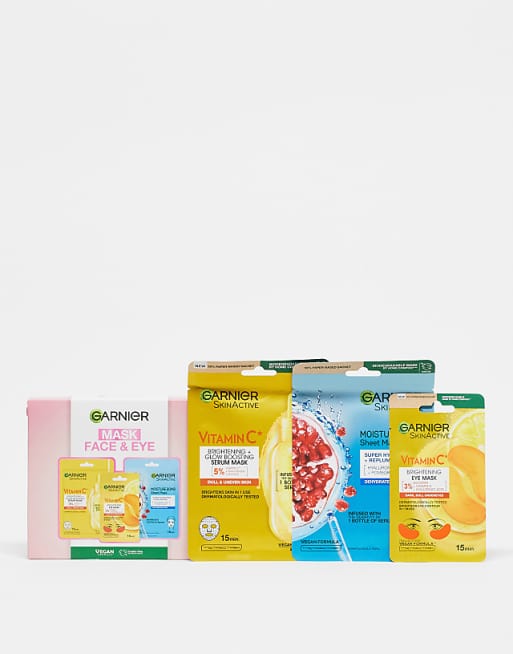 Garnier Ultimate Face Eye Mask Trio