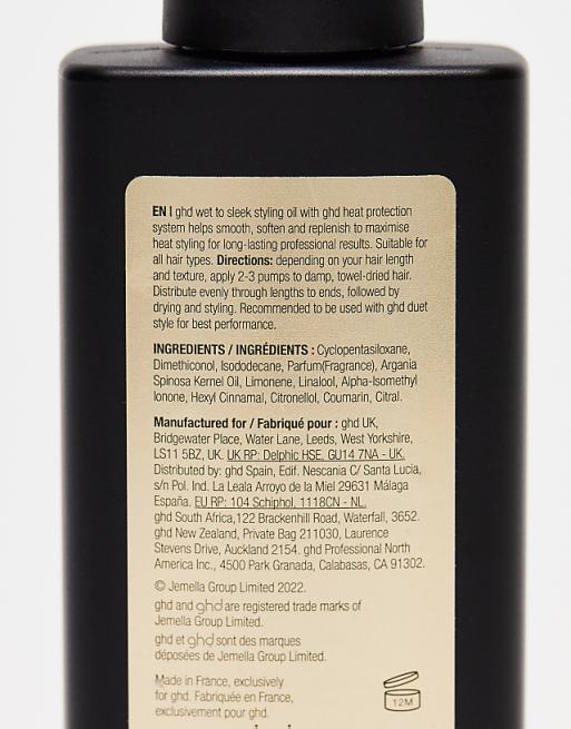 Ghd Sleek Talker Wet To Sleek Styling Oil 95ml
