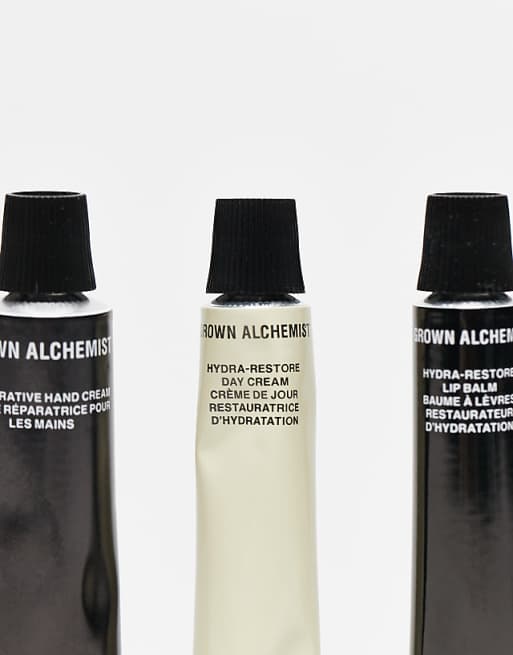 GROWN ALCHEMIST On The Go Essentials Kit Hero Hand Lips + Face - 20% Saving