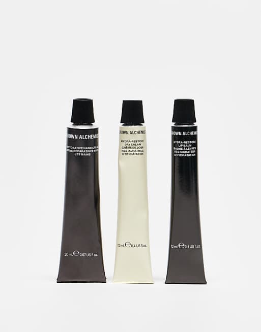 GROWN ALCHEMIST On The Go Essentials Kit Hero Hand Lips + Face - 20% Saving
