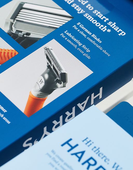 Harry's Truman Razor + Blade In Bright Orange