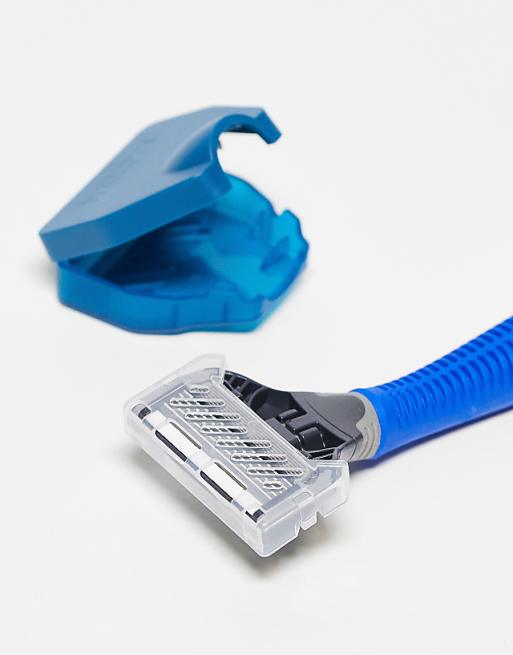 Harry's Truman Razor + Blade In Indigo Blue