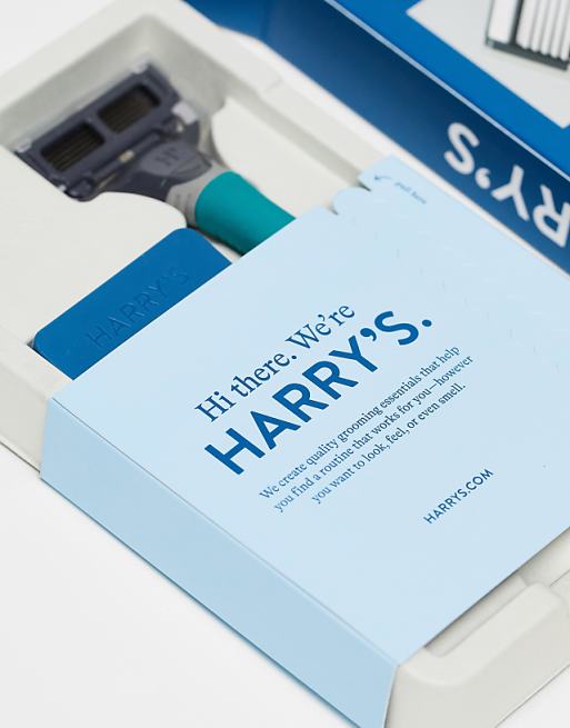 Harry's Truman Razor + Blade In Tropical Green