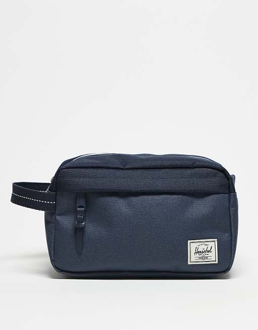 Herschel Supply Co chapter travel kit washbag in dark blue