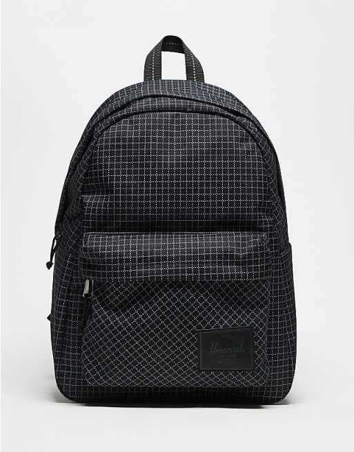 Herschel Supply Co classic backpack in off black grid print