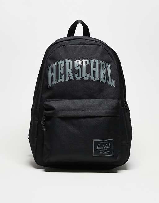Herschel Supply Co classic varsity logo XL backpack in black