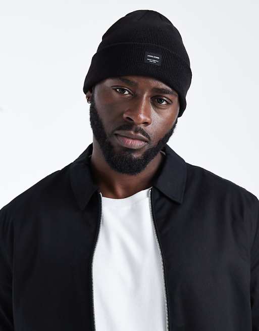 Jack & Jones beanie in black