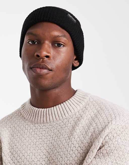 Jack & Jones beanie in black