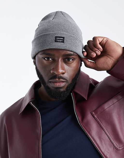 Jack & Jones beanie in grey
