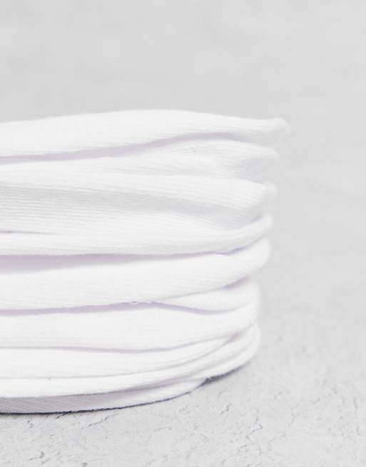 Jack & Jones Invisible Socks 5 Pack In White