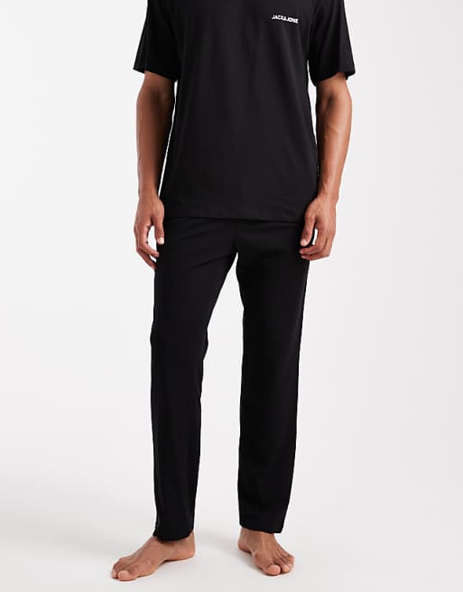 Jack & Jones Lounge Set In Black