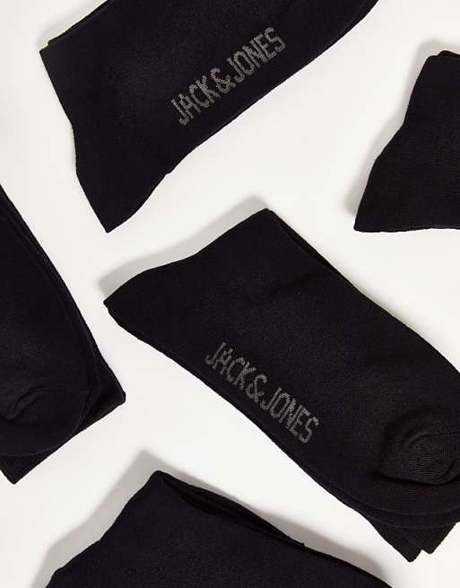 Jack & Jones Socks 5 Pack In Black