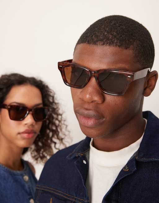 Jeepers Peepers Classic Square Sunglasses In Tortoiseshell