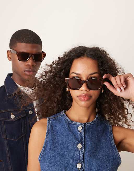 Jeepers Peepers classic square sunglasses in tortoiseshell