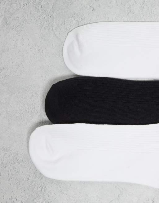 JJXX 3 Pack Bow Socks In White Mix