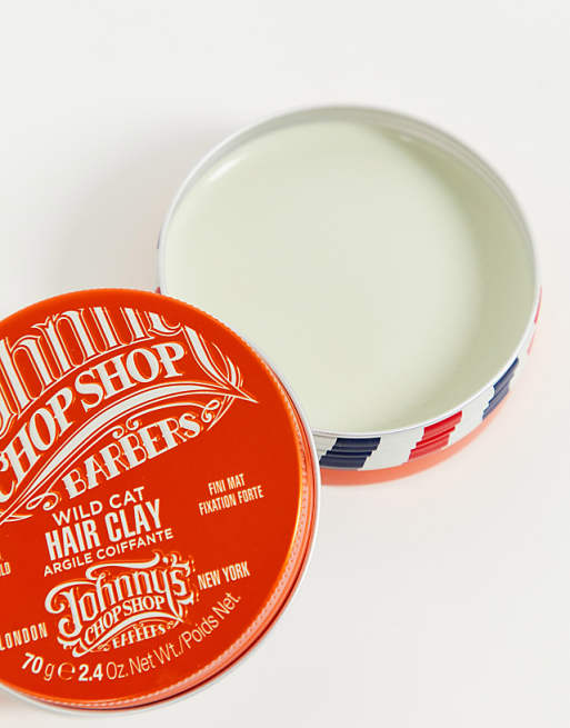 Johnny's Chop Shop Wild Cat Hair Clay Strong Hold Matte Finish 70g