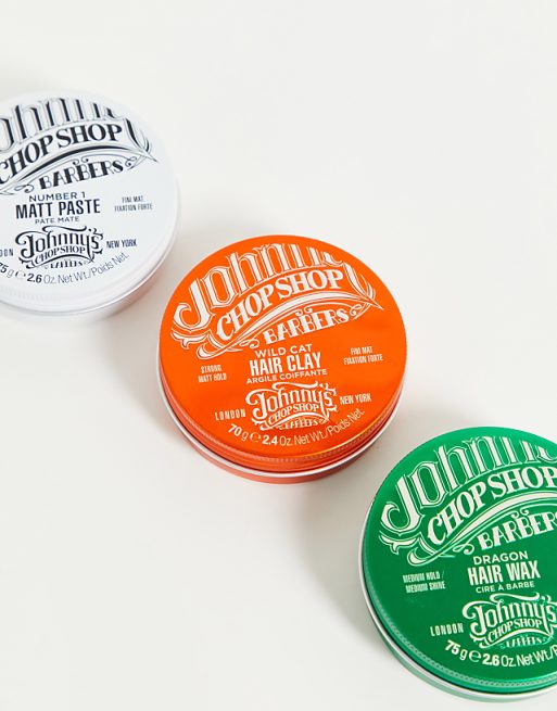 Johnny's Chop Shop Wild Cat Hair Clay Strong Hold Matte Finish 70g