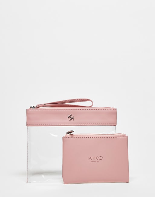 KIKO Milano Clear Beauty Case - Pink