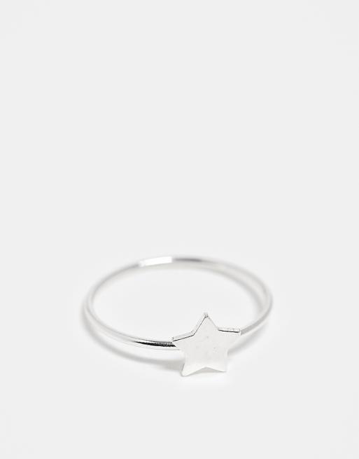 Kingsley Ryan star band ring in sterling silver