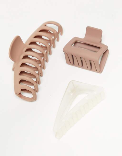 Kitsch Assorted Oversized Claw Clips 3 Pack
