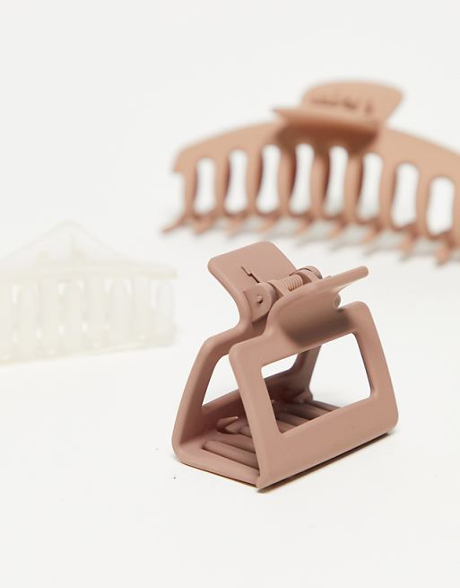 Kitsch Assorted Oversized Claw Clips 3 Pack