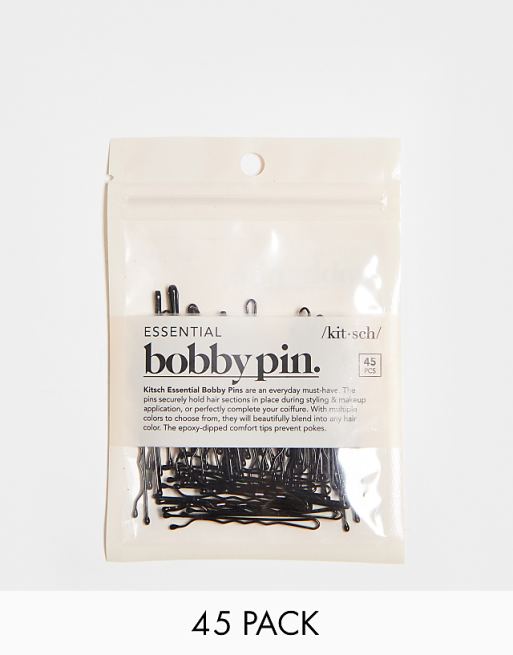 Kitsch Essential Bobby Pin 45 Pack - Black