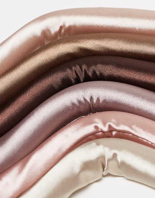 Kitsch Satin-Wrapped Flexi Rods 6 Pack - Rosewood