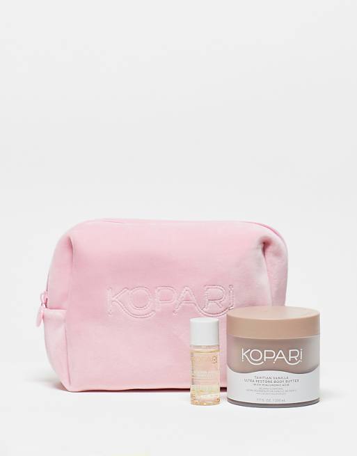 Kopari X ASOS Exclusive Tahitian Vanilla Body Butter Golden Body Oil and Bag - 15% saving