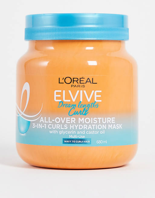 L'Oreal Elvive Dream Lengths 3-in-1 Curls Hydration Mask for wavy to curly hair